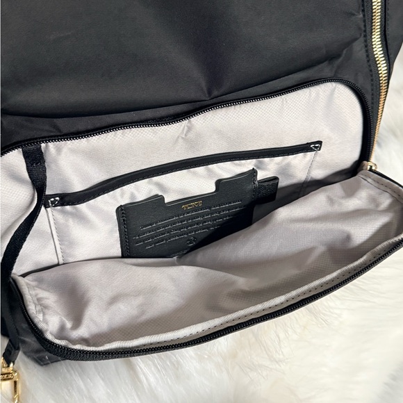 TUMI Montana Black Backpack with Gold Details - Picture 4 of 11